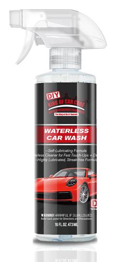 Car wash without water using black magic ceramic formula